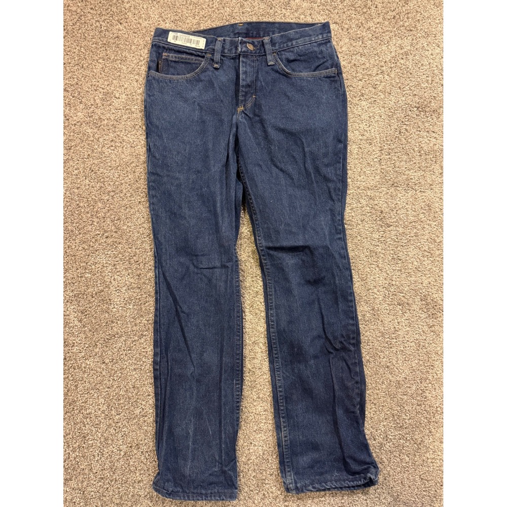 Bulwark Jean Men 31x34* Blue FR Flame Resistant Work Pants PEJ3DW1 Straight Leg*